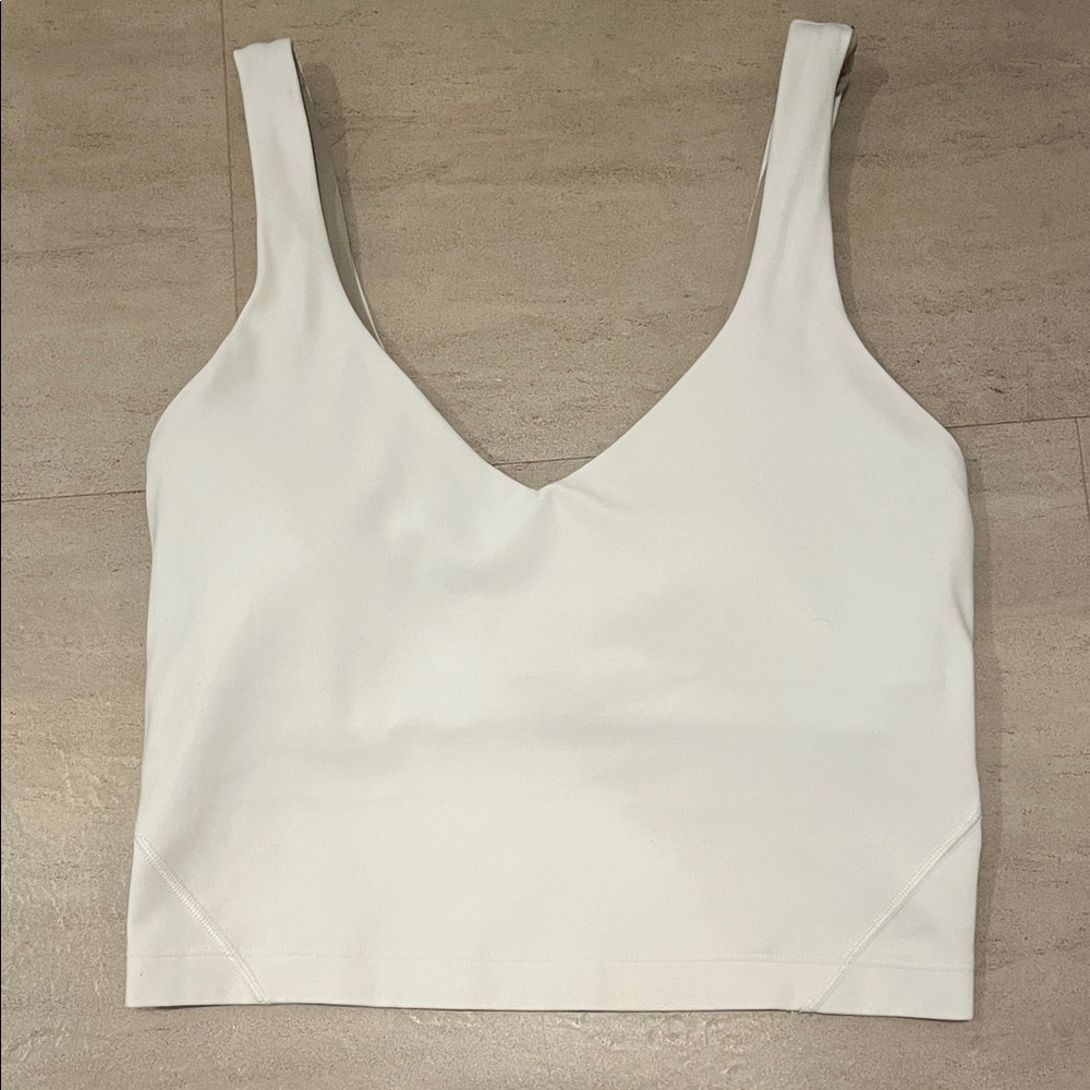 Lululemon Athletica White Tank Top
